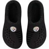 Cheapest 🔔 Unbranded Men's FOCO Pittsburgh Steelers Big Logo Sherpa-Lined Clog Slippers 😉