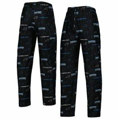 Brand new 👏 Unbranded Men's Concepts Sport Black Carolina Panthers Breakthrough Allover Print Knit Pants 💯