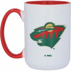 Coupon 🤩 Unbranded Minnesota Wild 15oz. Inner Color Mug 😉