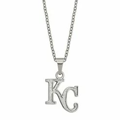 Cheap ⌛ Unbranded LogoArt Stainless Steel Kansas City Royals Pendant Necklace 🎉