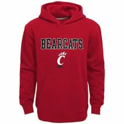 Budget 🎁 Unbranded Kids 8-20 Cincinnati Bearcats Team Slogan Fleece Hoodie 🌟
