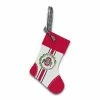 New 🔔 Unbranded Ohio State Buckeyes Wood Stocking Ornament ❤️