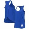 Coupon 🎉 Unbranded 👩 Women's Royal Kentucky Wildcats Charm 2.0 Scoop Neck Open Back Racerback Tank Top 🥰