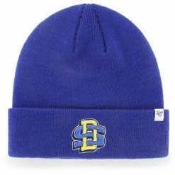 Best Sale 🥰 Unbranded Men's '47 Blue South Dakota State Jackrabbits Raised Cuffed Knit Hat 🎉