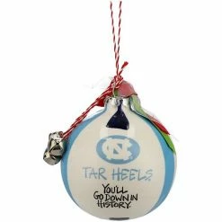 Deals 👏 Unbranded North Carolina Tar 👠 Heels Ceramic Team Ball Ornament 🔔
