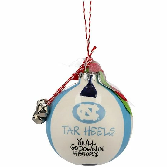 Deals 👏 Unbranded North Carolina Tar 👠 Heels Ceramic Team Ball Ornament 🔔
