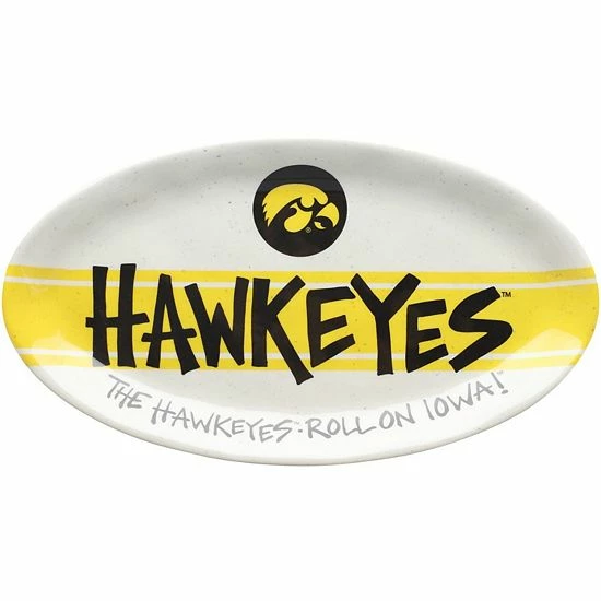 Wholesale 🔔 Unbranded Iowa Hawkeyes Oval Kitchen Platter 😀