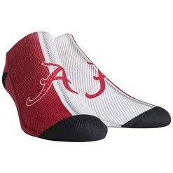 Best deal ⭐ Unbranded Men's Alabama Crimson Tide Campus Stripe Ankle 🧦 Socks 🥰