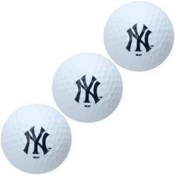 Top 10 🎁 Unbranded New York Yankees Pack Of 3 Golf Balls 😉