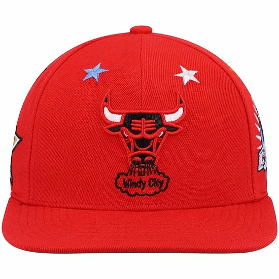 Budget 😍 Unbranded Men's Mitchell & Ness Red Chicago Bulls Hardwood Classics 1997 NBA All-Star Weekend Top Star Snapback Hat 🌟 - Image 3