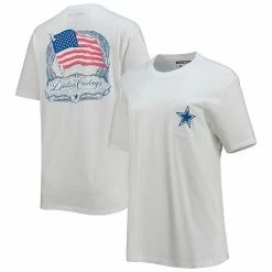 Outlet 😀 Unbranded 👩 Women's Lauren James White Dallas Cowboys Hearts As Stars T-Shirt 🥰