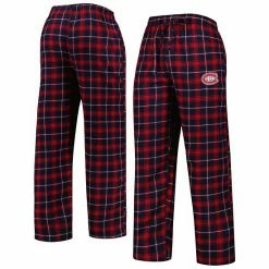 Best reviews of 🤩 Unbranded Men's Concepts Sport Navy/Red Montreal Canadiens Ledger Flannel Sleep Pants ⭐