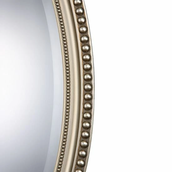 Best reviews of ๐ Unbranded Metallic Silver Finish Oval Wall Mirror ๐ - Image 3