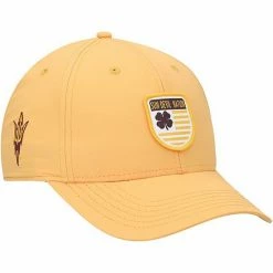 Buy ⌛ Unbranded Men's Gold Arizona State Sun Devils Nation Shield Snapback Hat 🔔