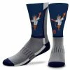 Promo 😀 Unbranded Men's For Bare Feet Detroit Tigers Mascot Snoop V-Curve Crew 🧦 Socks 🎁