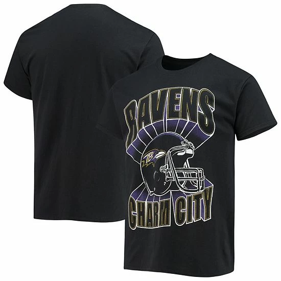 Promo 👏 Unbranded Men's Junk Food Black Baltimore Ravens Local T-Shirt ⌛