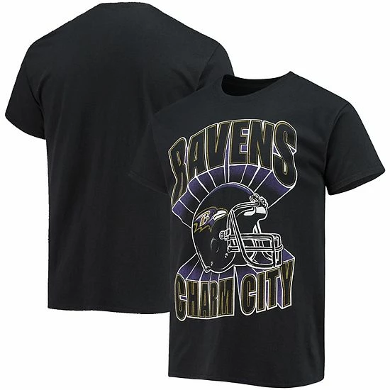Promo 👏 Unbranded Men's Junk Food Black Baltimore Ravens Local T-Shirt ⌛ - Image 2