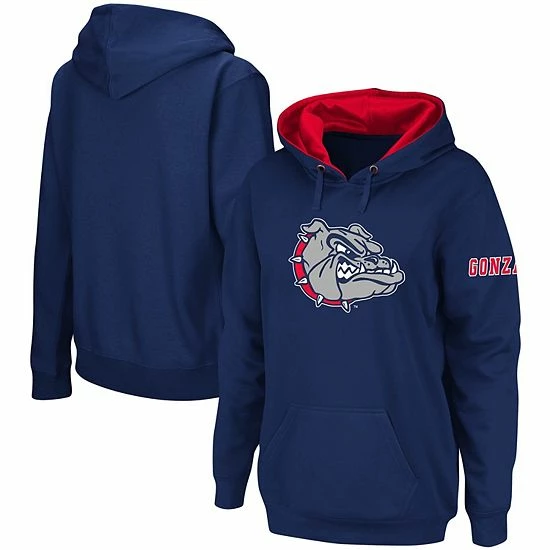 Promo ๐ Unbranded ๐ฉ Women's Navy Gonzaga Bulldogs Team Big Logo Pullover Hoodie ๐
