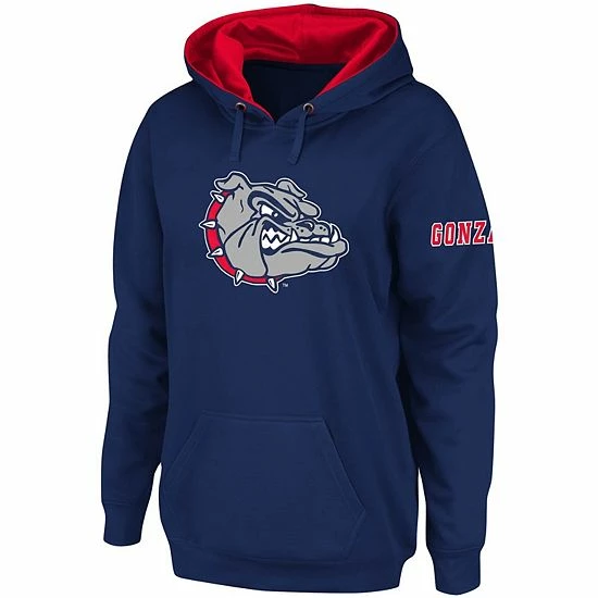 Promo ๐ Unbranded ๐ฉ Women's Navy Gonzaga Bulldogs Team Big Logo Pullover Hoodie ๐ - Image 3