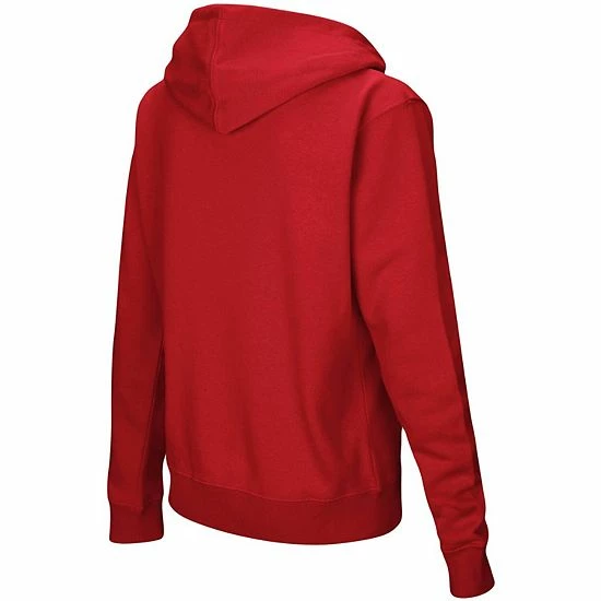 Promo ✔️ Unbranded 👩 Women's Crimson Indiana Hoosiers Team Big Logo Pullover Hoodie ⭐ - Image 4