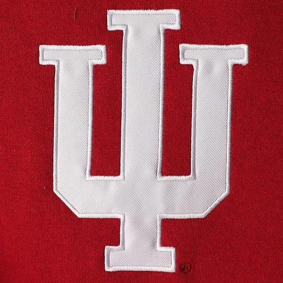 Promo ✔️ Unbranded 👩 Women's Crimson Indiana Hoosiers Team Big Logo Pullover Hoodie ⭐ - Image 5