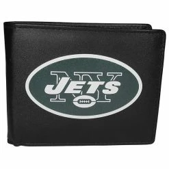 Promo 🔔 Unbranded New York Jets Logo Bi-Fold Wallet ⭐