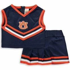 Wholesale 🥰 Unbranded 👧 Girls Toddler Navy Auburn Tigers Two-Piece Cheer Set 🌟