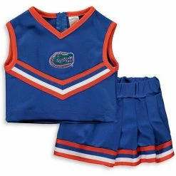 New 🔔 Unbranded 👧 Girls Toddler Royal Florida Gators Two-Piece Cheer Set 🛒
