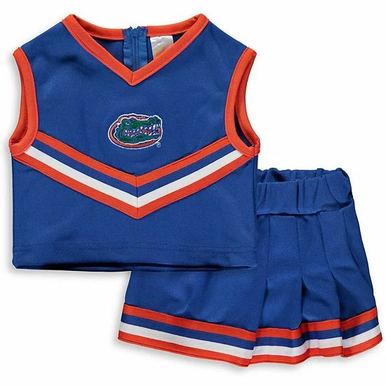 New ๐ Unbranded ๐ง Girls Toddler Royal Florida Gators Two-Piece Cheer Set ๐ - Image 2
