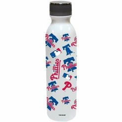 Discount 🧨 Unbranded Philadelphia Phillies 22oz. Powder-Coated Full Wrap Water Bottle 😀
