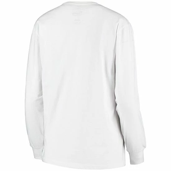 Promo โญ Unbranded ๐ฉ Women's Pressbox White North Carolina Tar ๐ Heels Big Block Whiteout Long Sleeve T-Shirt โญ - Image 4