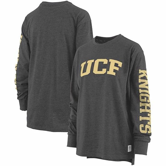 Deals 😉 Unbranded 👩 Women's Pressbox Black UCF Knights Two-Hit Canyon Long Sleeve T-Shirt 🔥 - Image 2