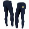 Cheapest ✔️ Unbranded 👩 Women's Navy Michigan Wolverines Love 'Em Longer Leggings 🎁