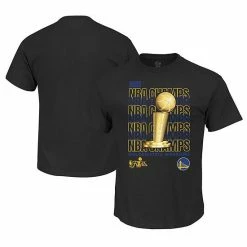 Wholesale 👍 Unbranded Men's Black Golden State Warriors 2022 NBA Finals Champions Repeat T-Shirt 😀