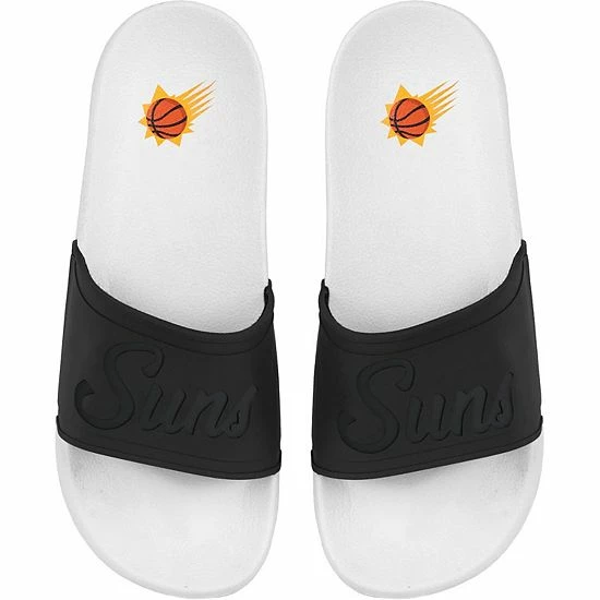 Flash Sale 🛒 Unbranded 👩 Women's FOCO Phoenix Suns Script Wordmark Slide 🩴 Sandals 🤩