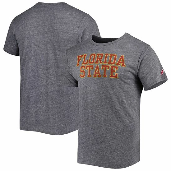 Hot Sale ๐ Unbranded Men's League Collegiate Wear Heather Gray Florida State Seminoles Local Victory Falls Tri-Blend T-Shirt ๐