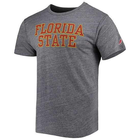 Hot Sale ๐ Unbranded Men's League Collegiate Wear Heather Gray Florida State Seminoles Local Victory Falls Tri-Blend T-Shirt ๐ - Image 3
