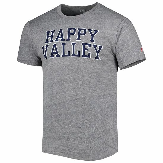 Hot Sale 🤩 Unbranded Men's League Collegiate Wear Heather Gray Penn State Nittany Lions Local Victory Falls Tri-Blend T-Shirt ✔️ - Image 3