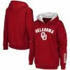 Best deal 🧨 Unbranded 👩 Women's Crimson Oklahoma Sooners Arch & Logo 1 Pullover Hoodie ✔️