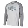 Best Sale 🤩 Unbranded Men's Concepts Sport Heathered Gray/Heathered Charcoal Minnesota United FC Ledger Raglan Long Sleeve T-Shirt ⭐