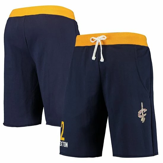 Best Pirce 🌟 Unbranded Men's Collin Sexton Navy Cleveland Cavaliers Name & Number French Terry Shorts 🤩