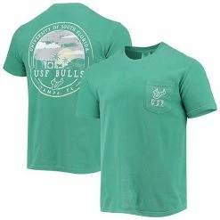 Hot Sale 👍 Unbranded Men's Green South Florida Bulls Circle Campus Scene T-Shirt 🌟
