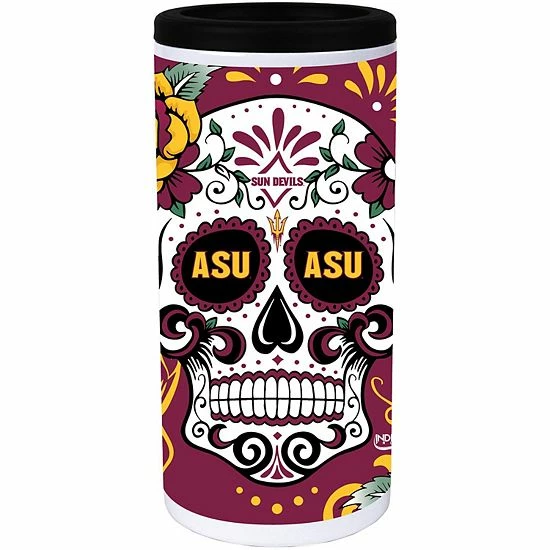 Flash Sale 🥰 Unbranded Arizona State Sun Devils Dia Stainless Steel 12oz. Slim Can Cooler 🛒 - Image 3