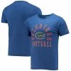 Flash Sale 😉 Unbranded Men's League Collegiate Wear Heathered Royal Florida Gators Football Focus Victory Falls Tri-Blend T-Shirt 😍