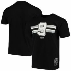 Buy 🎉 Unbranded Men's Mitchell & Ness Tony Parker Black San Antonio Spurs Team Stripe T-Shirt 🤩