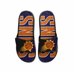 New 😀 Unbranded Men's FOCO Phoenix Suns Logo Gel Slide 🩴 Sandals 😍