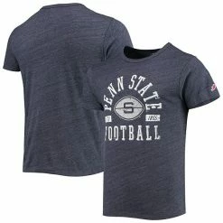 Best reviews of ⭐ Unbranded Men's League Collegiate Wear Heathered Navy Penn State Nittany Lions Football Focus Victory Falls Tri-Blend T-Shirt ❤️