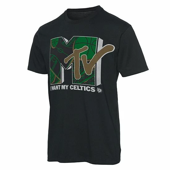 Brand new ✨ Unbranded Men's Junk Food Black Boston Celtics NBA X MTV I Want My T-Shirt ✨ - Image 3