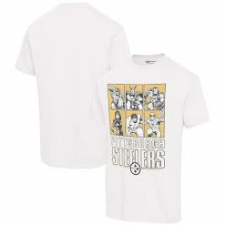 Best reviews of 👍 Unbranded Unisex Junk Food White Pittsburgh Steelers Disney Marvel Avengers Line-Up T-Shirt 🥰