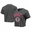Deals 🔔 Unbranded 👩 Women's Pressbox Black South Carolina Gamecocks Edith Vintage Burnout Crop T-Shirt ✔️